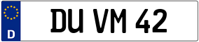 Truck License Plate